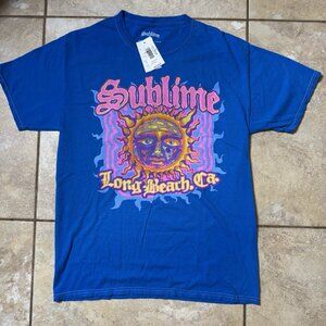 Sublime Blue Sun T-Shirt MEDIUM Long Beach Ca New With Tags Spencer's
